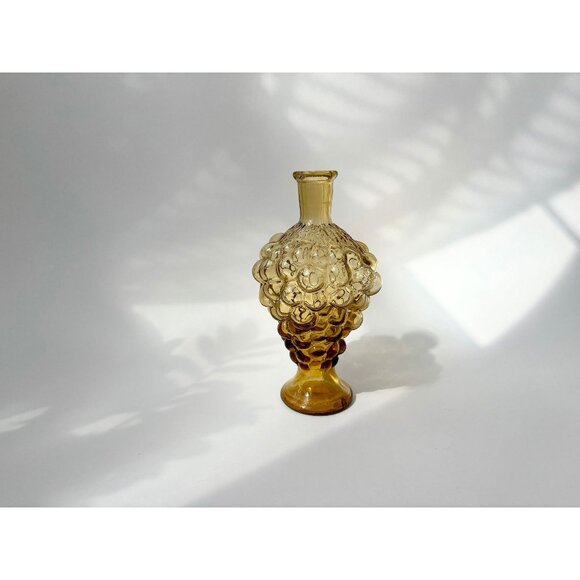 empoli Other - Vintage Empoli MCM Amber Grape Cluster Decanter